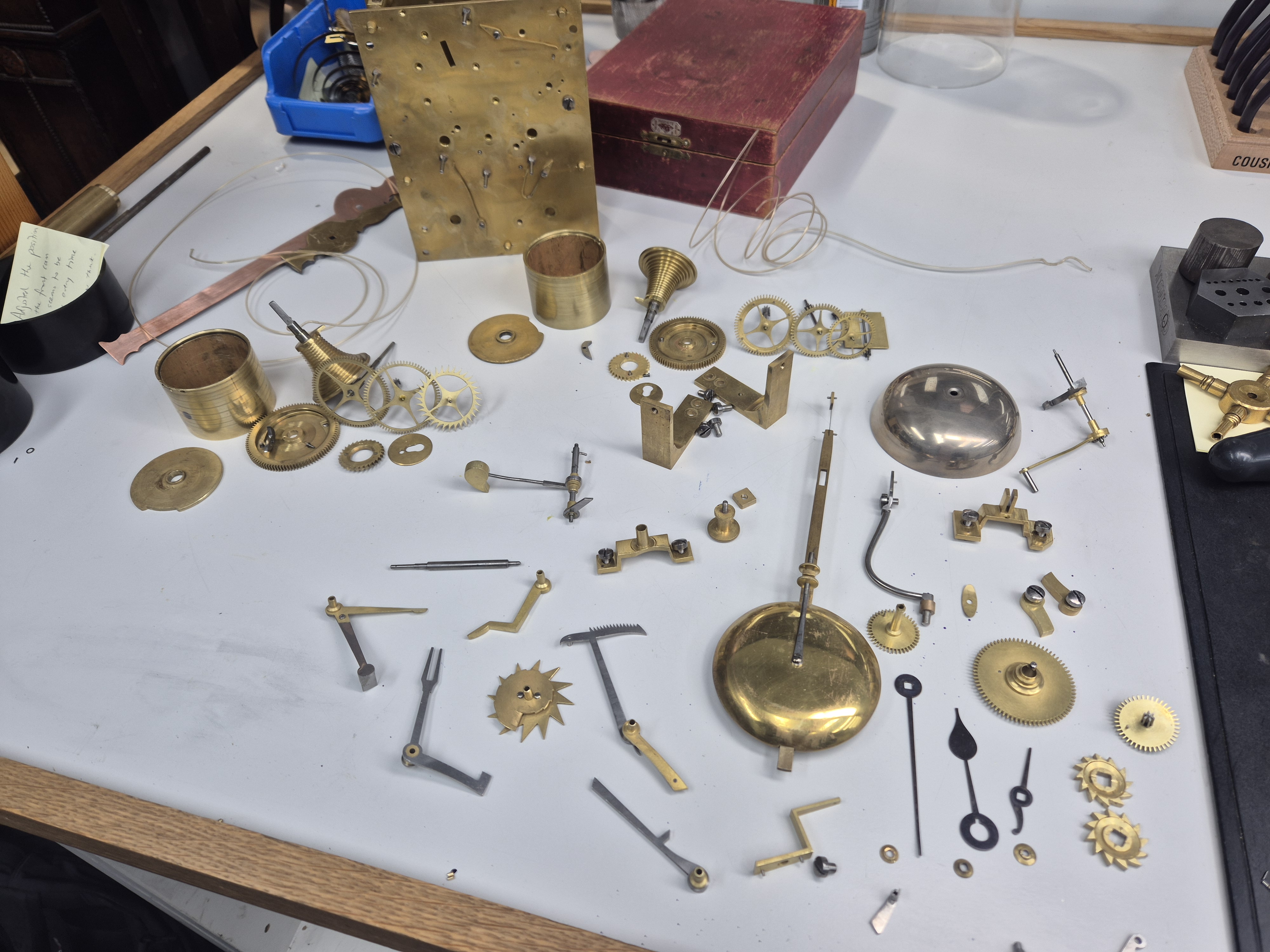 Disassembled Bracket Clock