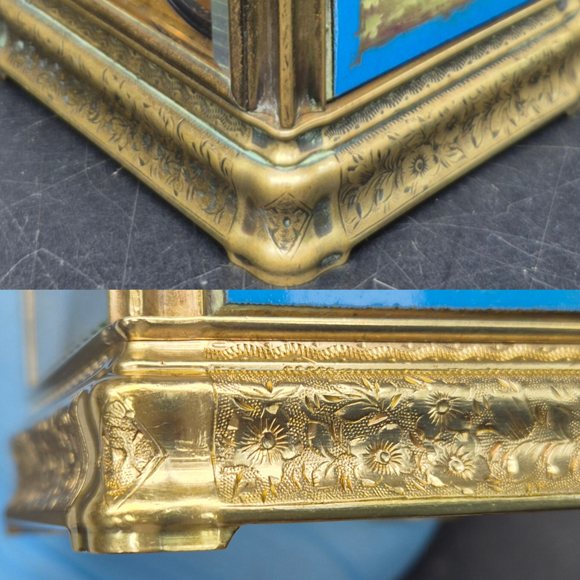 Drocourt Carriage with Painted Dial