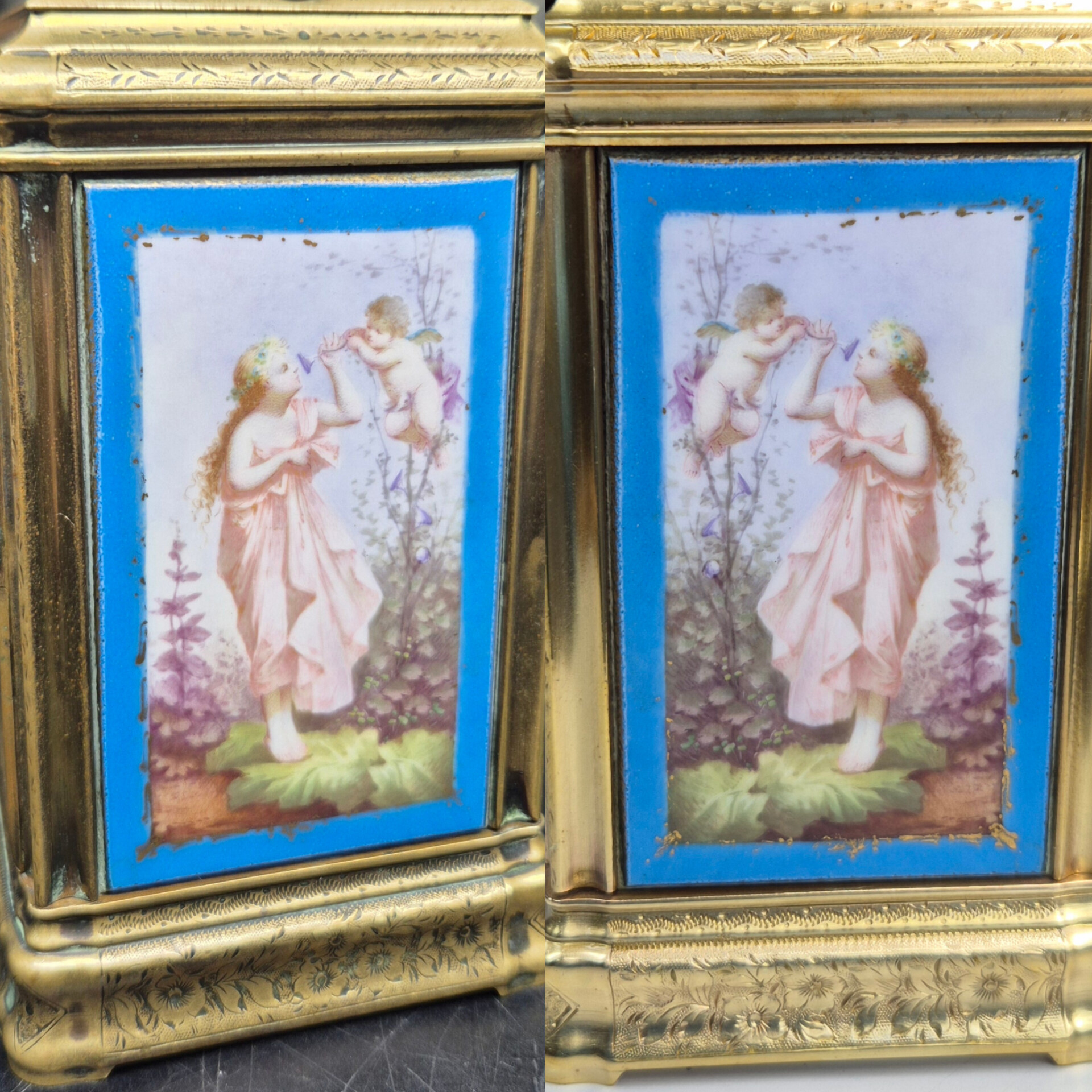 Drocourt Carriage with Painted Dial